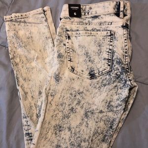 Express low rise  leggings skinny jeans size 6